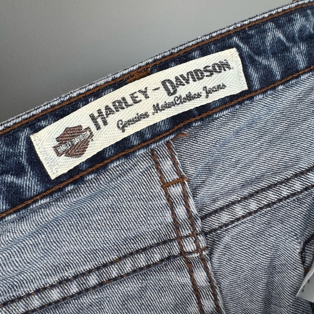 Vintage Harley Davidson Jeans Bootcut Womens Size 10 Made In Canada 90s Y2K